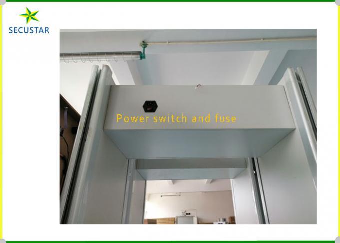 15w Türrahmen-Metalldetektor-Hotel-Sicherheit, die Körper-Scanner wasserdichtes IP55 überprüft 1